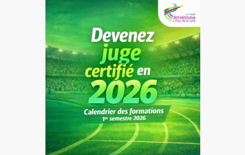 Calendrier des formations de Juges – 1er semestre 2026 : c’est officiel !